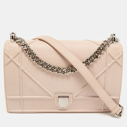 Christian Dior Blush Pink Leather Medium Christian Diorama Shoulder Bag 1151791