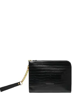 Tom Ford crocodile-embossed laptop bag 30043868