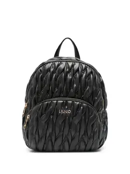 Liu Jo logo-plaque quilted backpack 31094794