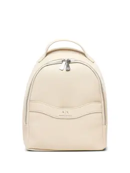 Armani Exchange logo-stamp top-handle backpack 31009373