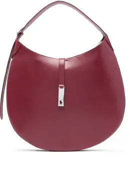 Polo Ralph Lauren logo-clasp leather shoulder bag 31127823