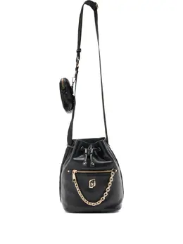 Liu Jo small chain-embellished drawstring bucket bag 31045343