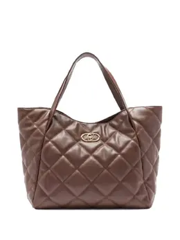 Liu Jo large quilted logo tote bag 31045355