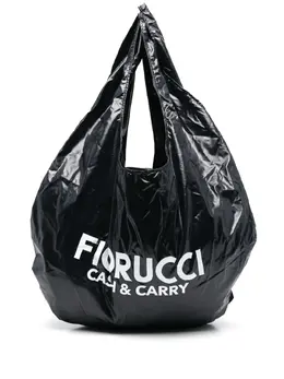 Fiorucci logo-print shoulder bag 30104206