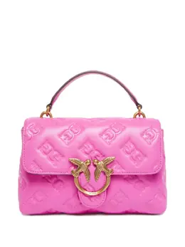 Pinko quilted logo-embellished tote bag 30379143