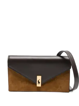 Polo Ralph Lauren leather suede clutch bag 31022652