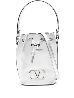 Valentino Garavani 2024 metallic bucket bag 31013081