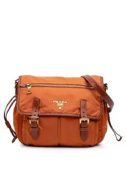 Prada 2000-2025 Tessuto Zip Double Buckle Messenger Bag crossbody bag 31284025