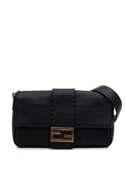 Fendi 2000-2010 Leather Selleria Convertible Baguette satchel 31283494