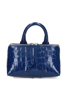 The Attico Friday crocodile-effect top-handle mini bag 31191476