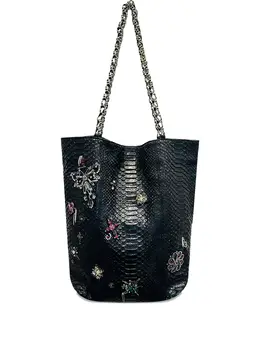 Chanel Paris London python-leather tote bag 31221794