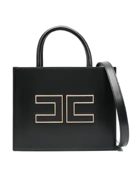 Elisabetta Franchi small logo-plaque tote bag 31118831