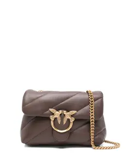 Pinko Love quilted logo-plaque shoulder bag 31184814