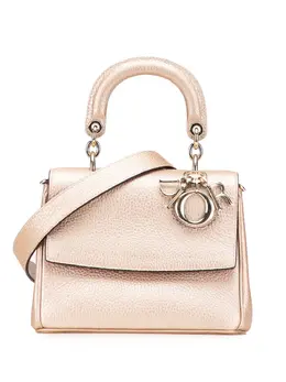 Christian Dior 2014 Mini Metallic Grained Calfskin Be Dior Flap satchel 31283024