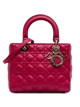 Christian Dior 2014 Medium Lambskin Cannage Lady Dior satchel 31283556