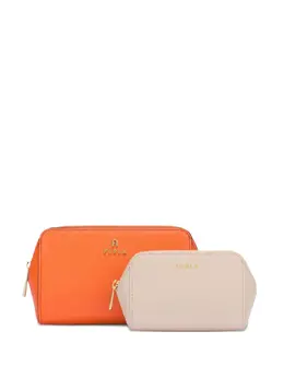 Furla zip-top curved makeup bag (set of two) 29984740