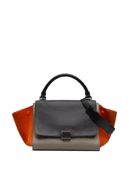 Celine 2014 Small Tricolor Leather Trapeze satchel 31282641