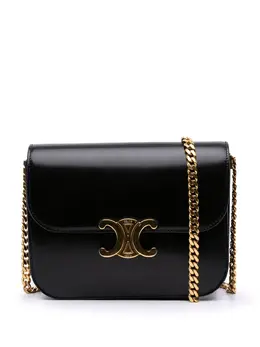 Celine 2023 Shiny Calfskin College Triomphe crossbody bag 31282808