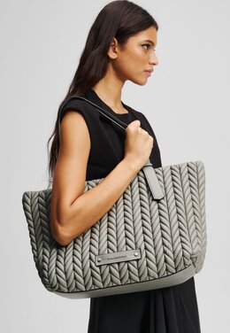 Сумка-тоут WEAVE LG TOTE Karl Lagerfeld, серый k4851h1k8-c11 | grey