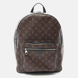 Louis Vuitton Josh Macassar Brown Black Monogram Coated Canvas Leather Backpack Bag 1185102