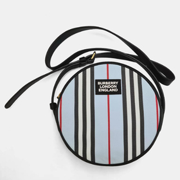 Burberry Louise Blue/Black Leather Shoulder Bag 1184204
