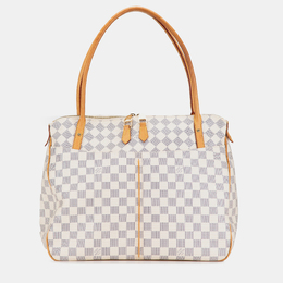 Louis Vuitton White Damier Azur Figheri GM Tote 1184360