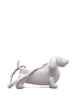 Thom Browne Hector pebbled leather shoulder bag 17719691