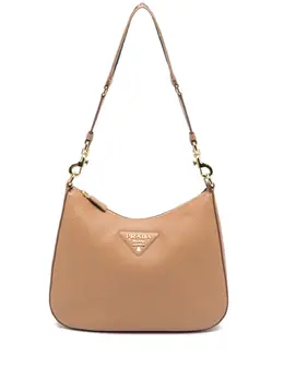 Сумка на плечо с тисненым логотипом Prada, коричневый 22541364 | коричневый