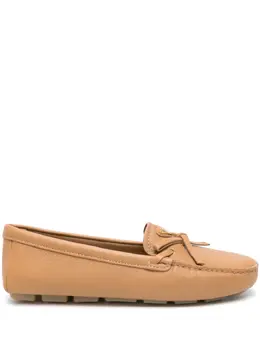 Prada triangle-logo leather loafers 22780681