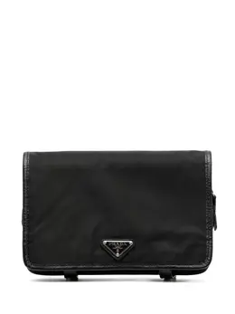Prada triangle-logo wash bag 25478580