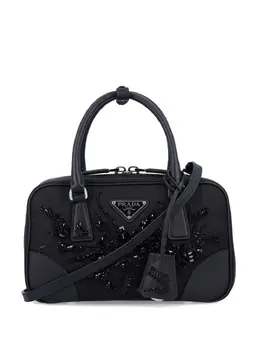 Prada embroidered detailing mini bag 26554703