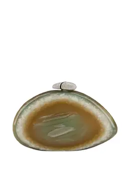 Benedetta Bruzziches agate-effect clutch bag 30196338