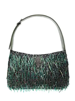 Kurt Geiger London Bond sequin-embellished fringe shoulder bag 31031785