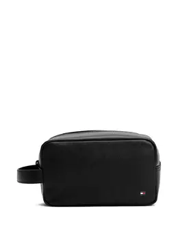Tommy Hilfiger leather zip-top wash bag 31072453
