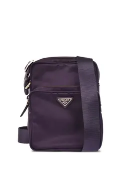 Prada 1990-2000 logo-triangle crossbody bag 31125181