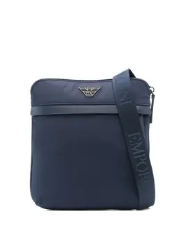 Emporio Armani logo-plaque messenger bag 31154522