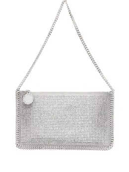 Сумка через плечо Falabella Pochette с кристаллами Stella McCartney, серый 31171455 | серый