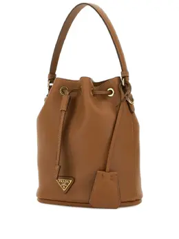 Prada drawstring leather bucket bag 31177659