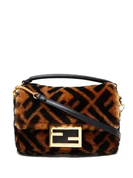 Fendi 2020s mini Baguette sheepskin shoulder bag 31291380