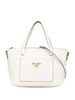 Prada 2013-2025 Vitello Daino Front Pocket Tote satchel 31293784