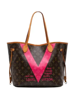 Louis Vuitton 2015 Monogram V Neverfull MM tote bag 31298961