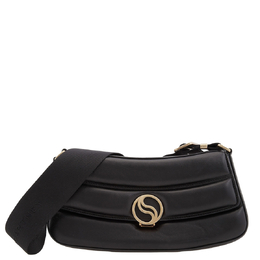 Stella McCartney S-Wave Logo Plaque Padded Shoulder Bag 7b0025 wp0110-1000