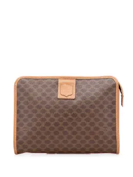 Celine 2008 Macadam Coated Canvas clutch bag 31294797