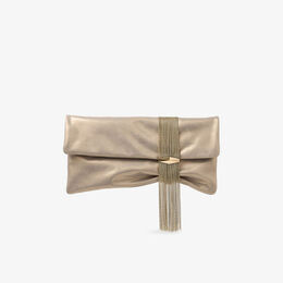 Клатч Jimmy Choo Zandra Shimmer, золотой r04473016 | gold/gold
