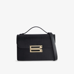 Сумка кожаная Victoria Beckham Dorian, черный r04476491 | black
