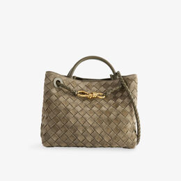 Сумка кожаная Bottega Veneta Andiamo с верхней ручкой, бронзовый r04463039 | cypress-m b-cypress