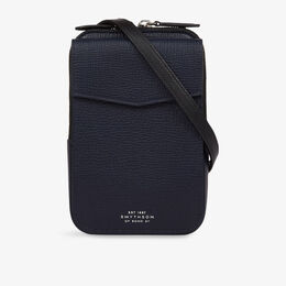 Сумка поясная кожаная Smythson Ludlow, синий r04454053 | navy