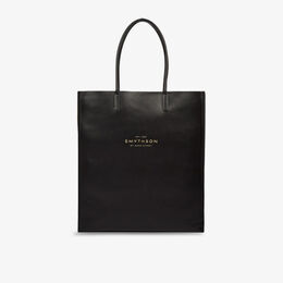 Сумка-тоут кожаная Smythson Pavilion Kingly, черный r04454046 | black
