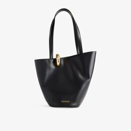 Сумка-тоут Jacquemus из кожи, черный r04413785 | black