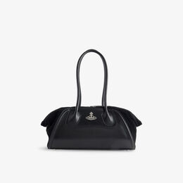 Сумка кожаная Vivienne Westwood с верхней ручкой, черный r04454618 | black
